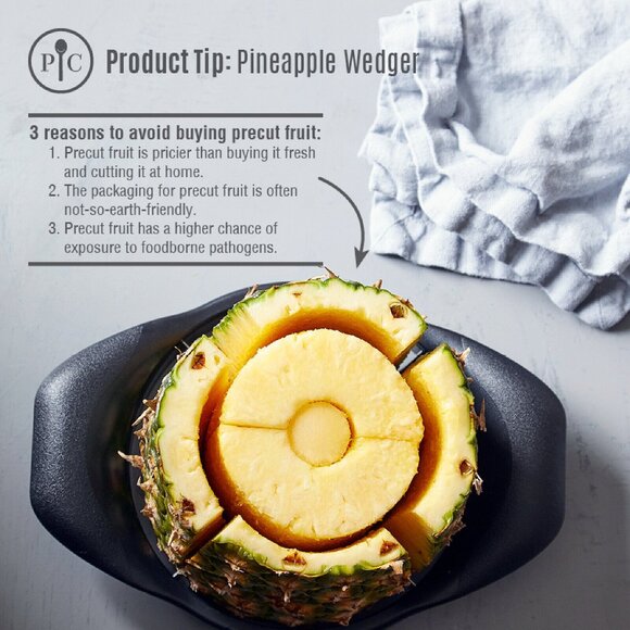 NEW~PAMPERED CHEF~Pineapple Wedger & Cover - Picture 2 of 3